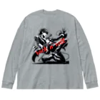 NinjaSamurai shopのNinjaSamurai fashionableシリーズ ビッグシルエットロングスリーブTシャツ