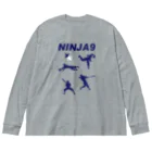 キッズモード某のNINJA9 ビッグシルエットロングスリーブTシャツ