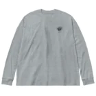 PinstapinのPisntapin あくび ビッグシルエットロングスリーブTシャツ