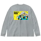 フルタハナコの「ハナばたけ」のENJOY MUSIC ビッグシルエットロングスリーブTシャツ