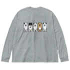 mamezoのみんな仲良し Big Long Sleeve T-Shirt