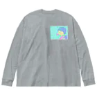 りんご飴。のガムフーセン ビッグシルエットロングスリーブTシャツ