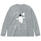 123izmの泳ぐアデリーペンギン Big Long Sleeve T-Shirt