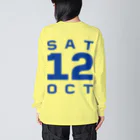 XlebreknitのSaturday, 12th October Big Long Sleeve T-Shirt