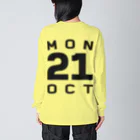 XlebreknitのMonday, 21st October Big Long Sleeve T-Shirt