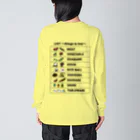 みらケロのBBQを楽しむカエルくん Big Long Sleeve T-Shirt