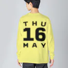 XlebreknitのThursday, 16th May ビッグシルエットロングスリーブTシャツ