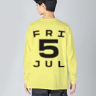 XlebreknitのFriday, 5th July ビッグシルエットロングスリーブTシャツ