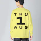 XlebreknitのThursday, 1st August Big Long Sleeve T-Shirt