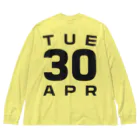 XlebreknitのTuesday, 30th April Big Long Sleeve T-Shirt