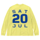 XlebreknitのSaturday, 20th July Big Long Sleeve T-Shirt