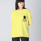 Bordercollie StreetのDDTO-BK Big Long Sleeve T-Shirt