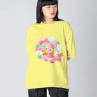 キラロマのGarden of Eden No.03 Big Long Sleeve T-Shirt