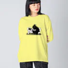 nonaの森の兎と里の猫 Big Long Sleeve T-Shirt