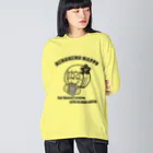 ハワイが大好きな女の子『HENOHENO MAPPY』のYUMMY2021白黒(ハワイを愛するあなたへ) Big Long Sleeve T-Shirt