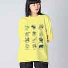 SU-KUのThe Zodiac of Fukushima ビッグシルエットロングスリーブTシャツ