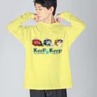 Train Kids! SOUVENIR SHOPの距離はあっても、心は近くに♪ ビッグシルエットロングスリーブTシャツ