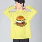 BARE FEET/猫田博人のアザラシバーガー Big Long Sleeve T-Shirt