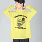 ハワイが大好きな女の子『HENOHENO MAPPY』のYUMMY2021白黒(ハワイを愛するあなたへ) Big Long Sleeve T-Shirt