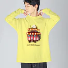 Train Kids! SOUVENIR SHOPの盆踊り電車 ビッグシルエットロングスリーブTシャツ