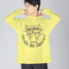 カニホイップのShall We Dance？ ビッグシルエットロングスリーブTシャツ