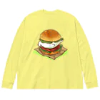 BARE FEET/猫田博人のアザラシバーガー Big Long Sleeve T-Shirt