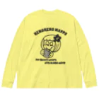 ハワイが大好きな女の子『HENOHENO MAPPY』のYUMMY2021白黒(ハワイを愛するあなたへ) Big Long Sleeve T-Shirt