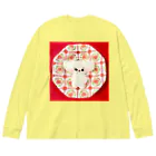 🌈キクチンのおみせやさん🌈の中華どんぶりにいるぎょーざわくん Big Long Sleeve T-Shirt