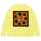 [ DDitBBD. ]の[ Thanks Sunflower ] Big Long Sleeve T-Shirt