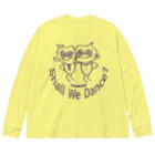 カニホイップのShall We Dance？ ビッグシルエットロングスリーブTシャツ