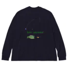 あるくさんのめかぶさん釣る Big Long Sleeve T-Shirt