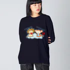 夏中夜話の夏休み Big Long Sleeve T-Shirt