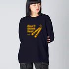 キッズモード某のヌンチャクとあのセリフ(イエロー) Big Long Sleeve T-Shirt