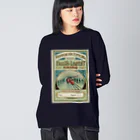 YS VINTAGE WORKSのスペイン・マドリード　地下鉄　1930年代　 ビッグシルエットロングスリーブTシャツ