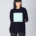 はんぺんのおばけちゃんいっぱい Big Long Sleeve T-Shirt