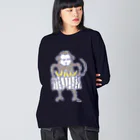 マユトのKnick KnackのマイペースなB型モンキー ビッグシルエットロングスリーブTシャツ