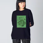 YS VINTAGE WORKSのチェコ・モラヴィア地方　フォークロア・フェスティバル ビッグシルエットロングスリーブTシャツ