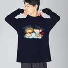 夏中夜話の夏休み Big Long Sleeve T-Shirt