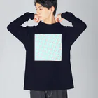 はんぺんのおばけちゃんいっぱい Big Long Sleeve T-Shirt