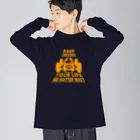 キッズモード某のレトロカーレーサー(イエロー) Big Long Sleeve T-Shirt