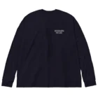 謎はないけど謎解き好きのお店のNO ESCAPE, NO LIFE（白文字シンプル小） Big Long Sleeve T-Shirt