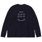 オレマのファイザー2回済【白文字】 Big Long Sleeve T-Shirt