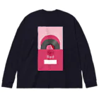 gumiの推し色★Red レコード Big Long Sleeve T-Shirt