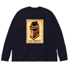 YS VINTAGE WORKSのベルギー　珈琲パック Big Long Sleeve T-Shirt