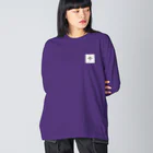 ゆにねこ惑星の❖僕のｴｰﾃﾞﾙﾜｲｽ❖黒線(小) Big Long Sleeve T-Shirt