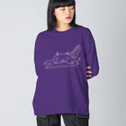 ハナイロのてれちゃうねこ Big Long Sleeve T-Shirt