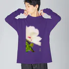 kazeou（風王）の芙蓉(アプリ加工) ビッグシルエットロングスリーブTシャツ