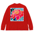 kazeou（風王）のMarigold(アプリ加工) ビッグシルエットロングスリーブTシャツ