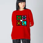 ゴータ・ワイのユニバース（手描風）　 Big Long Sleeve T-Shirt