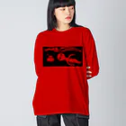 CHOSANAの好きな色に染めて 漂う宇宙人 Big Long Sleeve T-Shirt